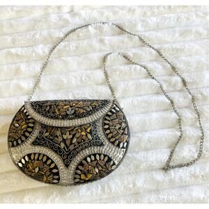 Clutch Handmade Mosaic Metal Purse Bag